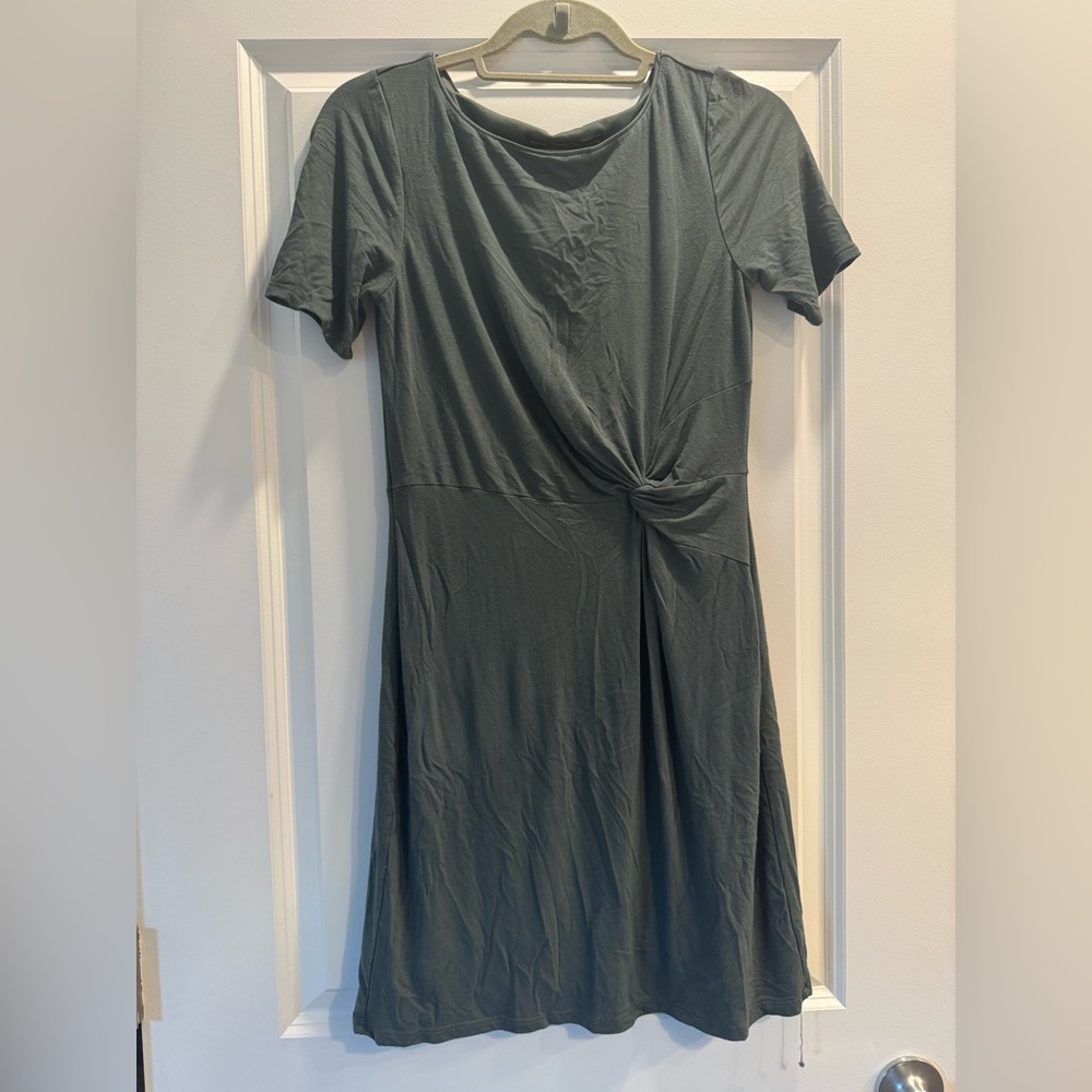 White House Black Market Green Olive Dress XS